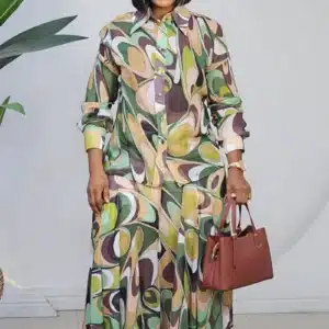 PATTERN MAXI SKIRT & SHIRT SET 8309 - Image 2