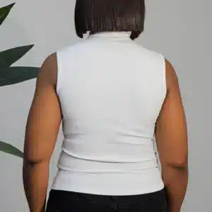 SLEEVELESS TURTLE NECK TOP 508-3 - Image 28