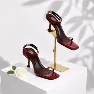SLING TOP HIGH HEEL SANDALS 838-4 - Image 4