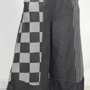 STRIPE & DRAFT CULOTTE JEANS 80655 - Image 3