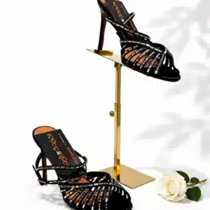 STUD MULTI STRAP TOP HIGH HEEL SANDALS 1850-71 - Image 7