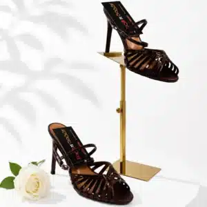 STUD MULTI STRAP TOP HIGH HEEL SANDALS 1850-71 - Image 9