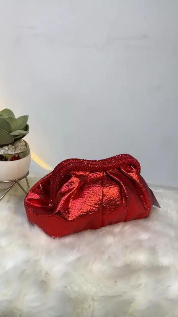 STUD TOP MATTE CLUTCH PURSE 9877 - Image 7