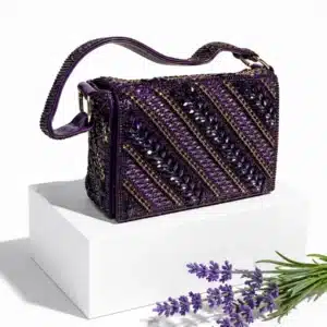 STUDDED STRUCTURED BAG V097