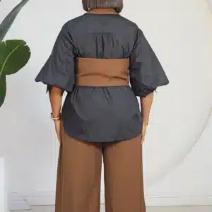 WAIST COAT & OVERLAP PANT SET 1007 - Image 12