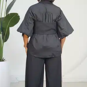 WAIST COAT & OVERLAP PANT SET 1007 - Image 10