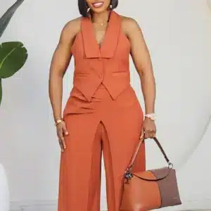 WAIST COAT & OVERLAP PANT SET 1007 - Image 15