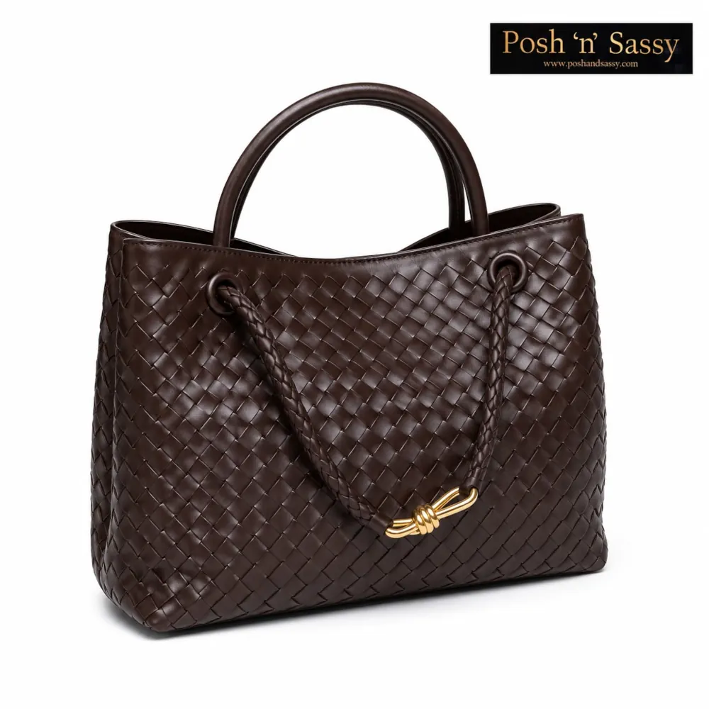 WOVEN HANDLE MEDIUM SIZE BAG 2506