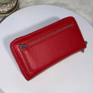 ZIP TOP & SIDE LEATHER WALLET 2502