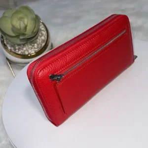 ZIP TOP & SIDE LEATHER WALLET 2502 - Image 5