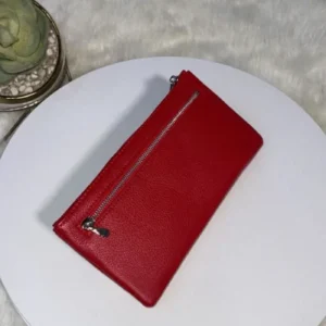 ZIP TOP & SIDE LEATHER WALLET 2502 - Image 3