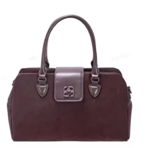 ZIP TOP VELVET DOUBLE HANDLE BAG CM-8560 - Image 4