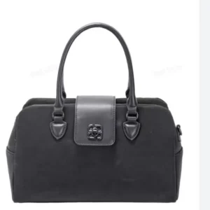 ZIP TOP VELVET DOUBLE HANDLE BAG CM-8560 - Image 3