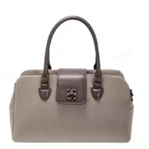 ZIP TOP VELVET DOUBLE HANDLE BAG CM-8560