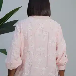 EMBROIDERY GLITTERS LAYERS CHEST SHIRT 90783 - Image 5
