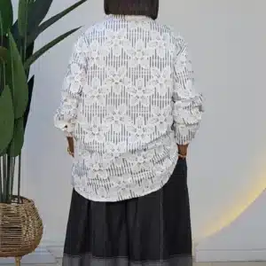 EMBROIDERY STRIPE SHIRT 2108 - Image 6