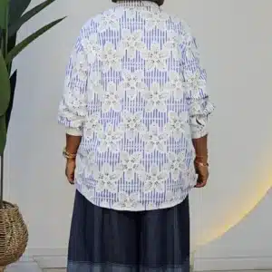 EMBROIDERY STRIPE SHIRT 2108 - Image 5
