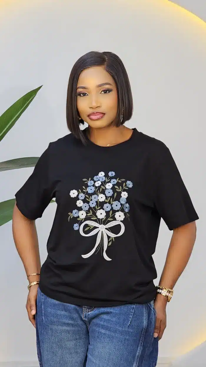 FLORAL FRONT TSHIRT 82512