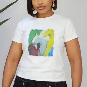 FRONT HORSE PATTERN TSHIRT 9058