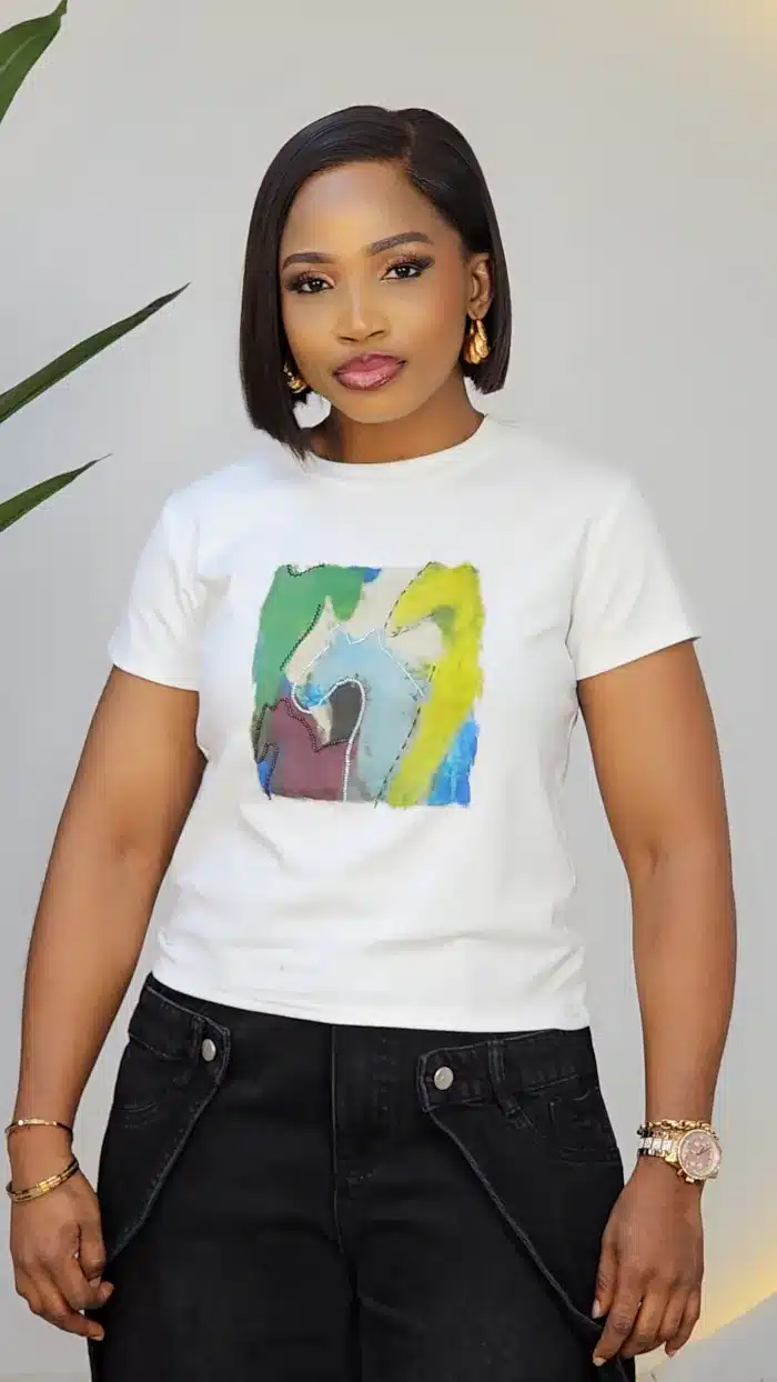 FRONT HORSE PATTERN TSHIRT 9058