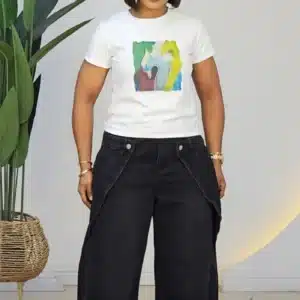 FRONT HORSE PATTERN TSHIRT 9058 - Image 3