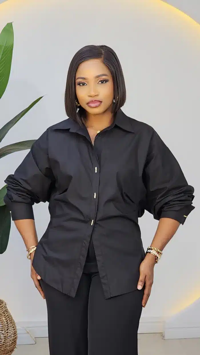 KIMONO SLEEVE CASEMENT WAIST SHIRT 69571