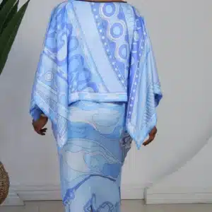 PATTERN SLEEVELESS DRESS & CAPE SET 8308 - Image 7