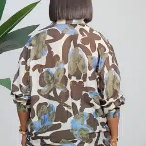 PATTERN STUD LONG SLEEVE SHIRT 3107 - Image 3