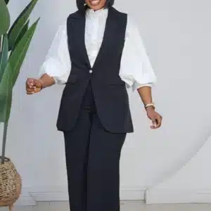 SLEEVELESS KIMONO BLAZER 2807 - Image 5