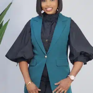SLEEVELESS KIMONO BLAZER 2807 - Image 4