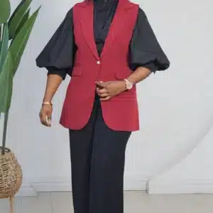 SLEEVELESS KIMONO BLAZER 2807 - Image 6