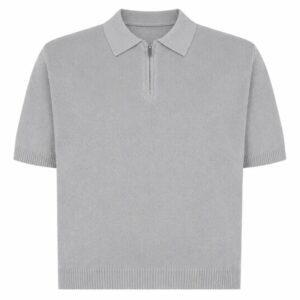 TISSUE CHEST ZIP COLLAR POLO M TSHIRT K2013