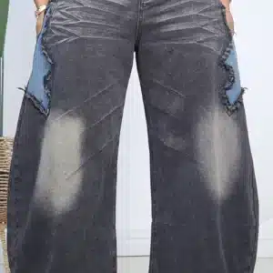 WAIST PATCH MOM JEANS 8916 - Image 2