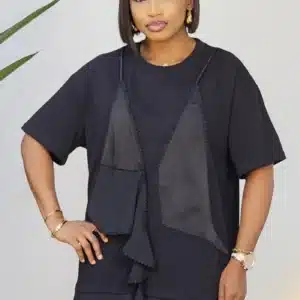 ASYMMETRIC TSHIRT DRESS C209 1 POSH 'N' SASSY