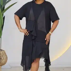 ASYMMETRIC TSHIRT DRESS C209