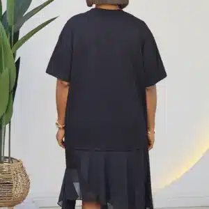 ASYMMETRIC TSHIRT DRESS C209 - Image 3
