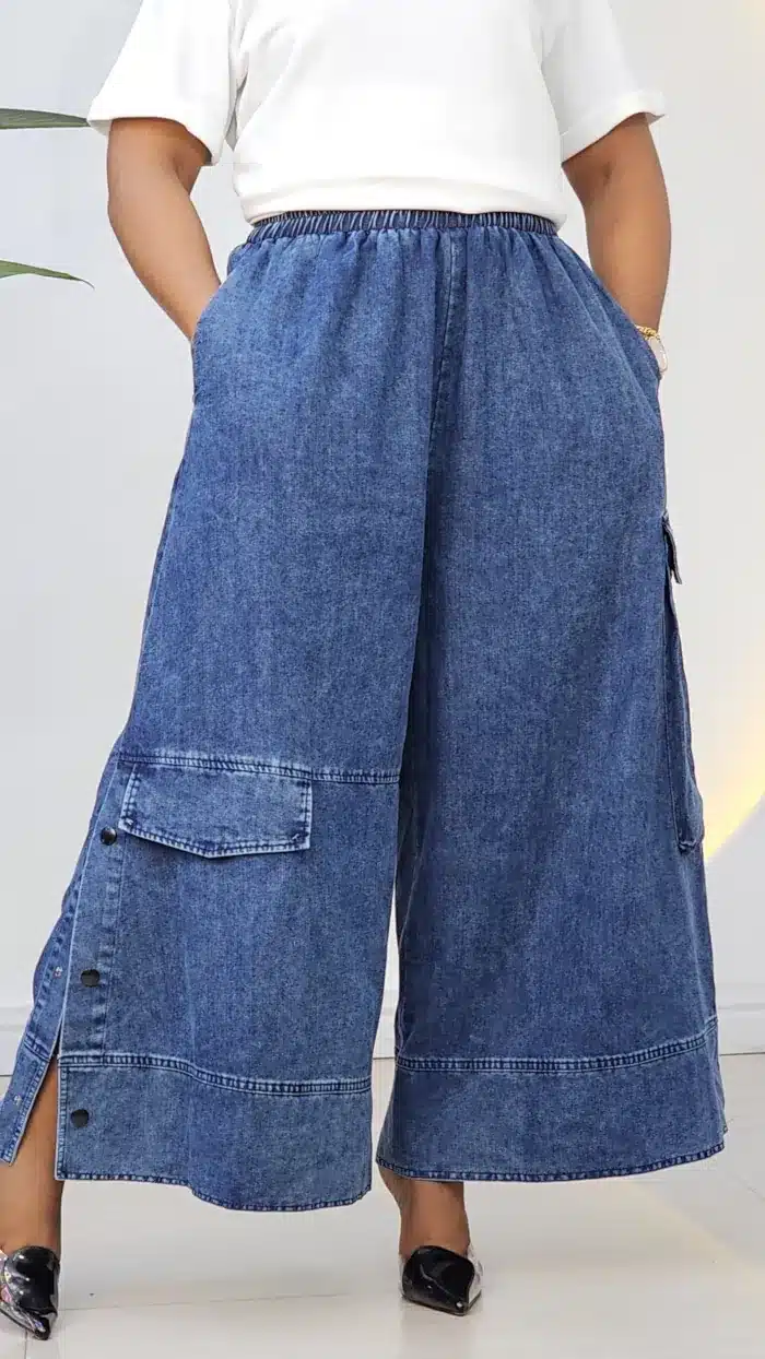 SIDE POCKET BUTTON SLIT CULLOTE 81116