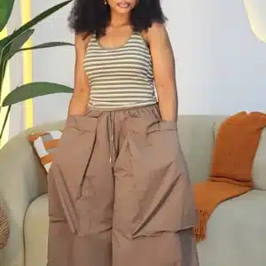 FRONT POCKET CULOTTES ROMPER 82606 - Image 6