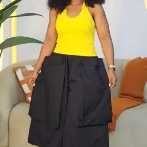 FRONT POCKET CULOTTES ROMPER 82606 - Image 7