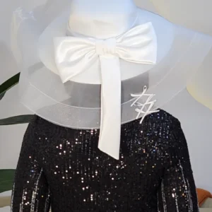 NET RUFFLE BOW DETAILED HAT 1310 - Image 5